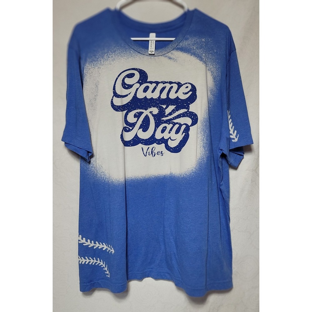 Canvas Game Day Sports Vibes Tshirt Size 3XL
